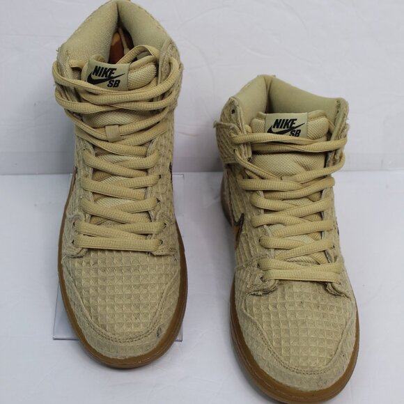 Nike SB Dunk High Premium Hemp Chicken and Waffle Size 9 - Used without box - Picture 3 of 14